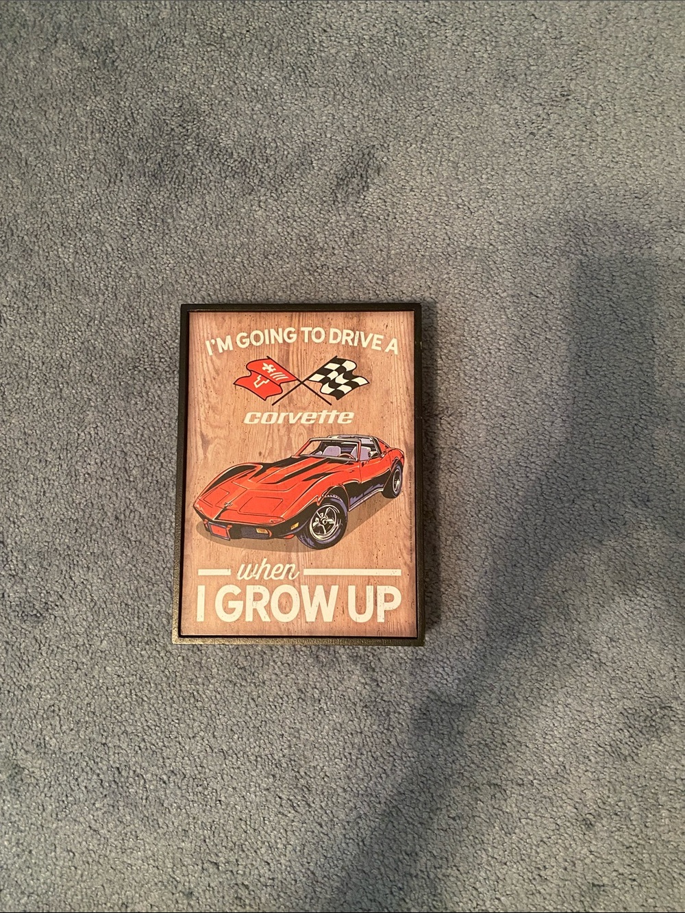 Hobby Lobby Red Corvette Wall Art